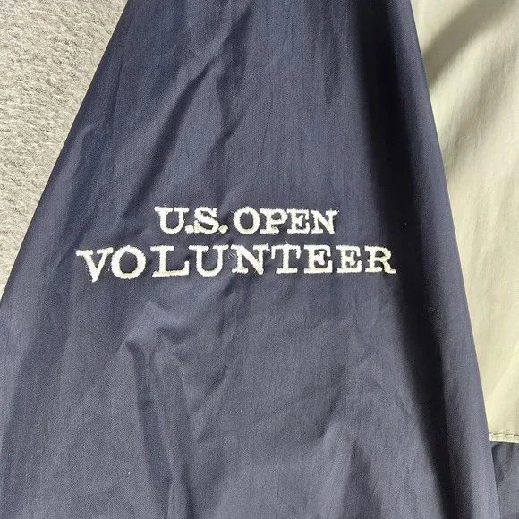 Ralph Lauren Golf Jacket Mens Medium Blue White US Open Pinehurst Volunteer 2014